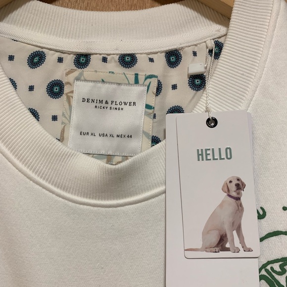 DENIM & FLOWER “DEEP CONNECTION”  SZ XL SWEATER - Picture 6 of 7